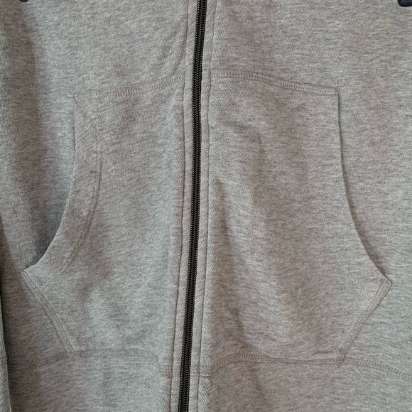 Standard James Perse grey zip up hoodie, size 2 - Picture 4 of 8